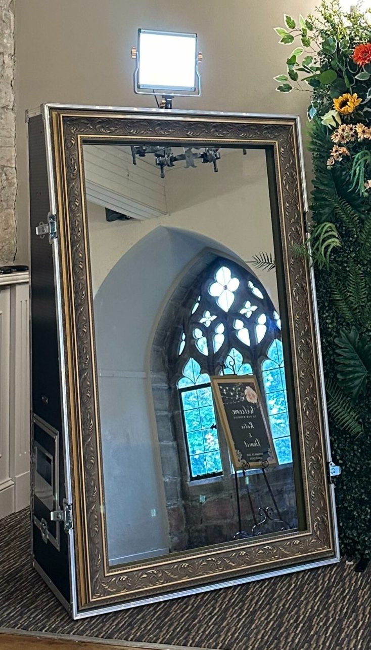 Smile-and-pose-Photo-Booth-Hire-Manchester-corporate-event-party.Photo-Booth-Hire-Manchester-Magicmirror-