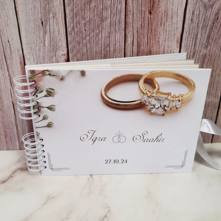 Wedding Rings Guestbook